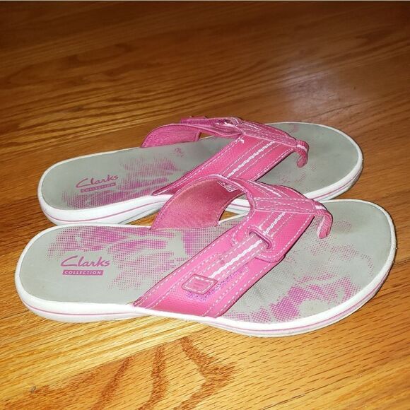 Clarks Cloudstepper Seabreeze Collection flip flops - Picture 1 of 6